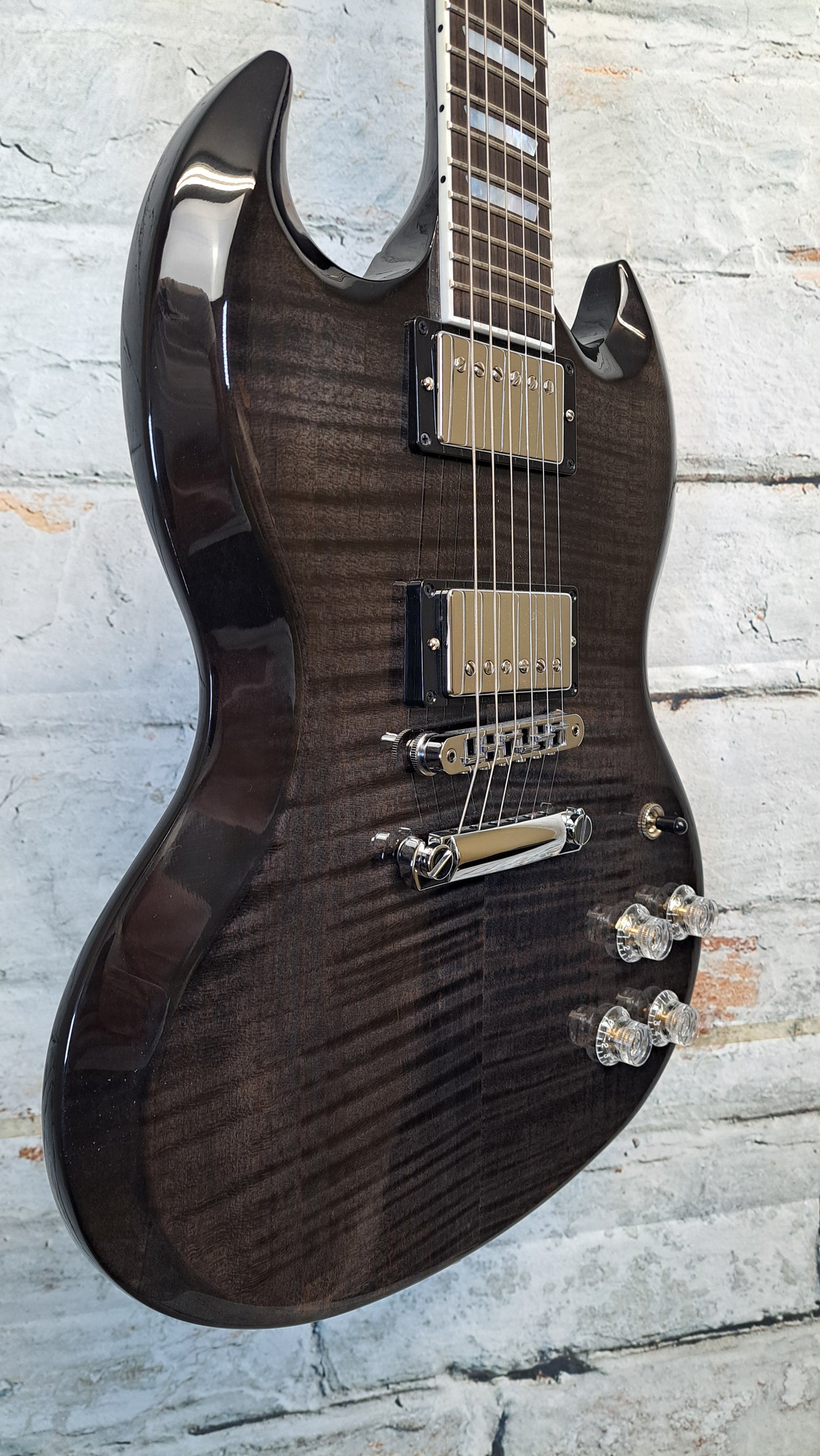 Gibson SG Modern Transparent Black Fade
