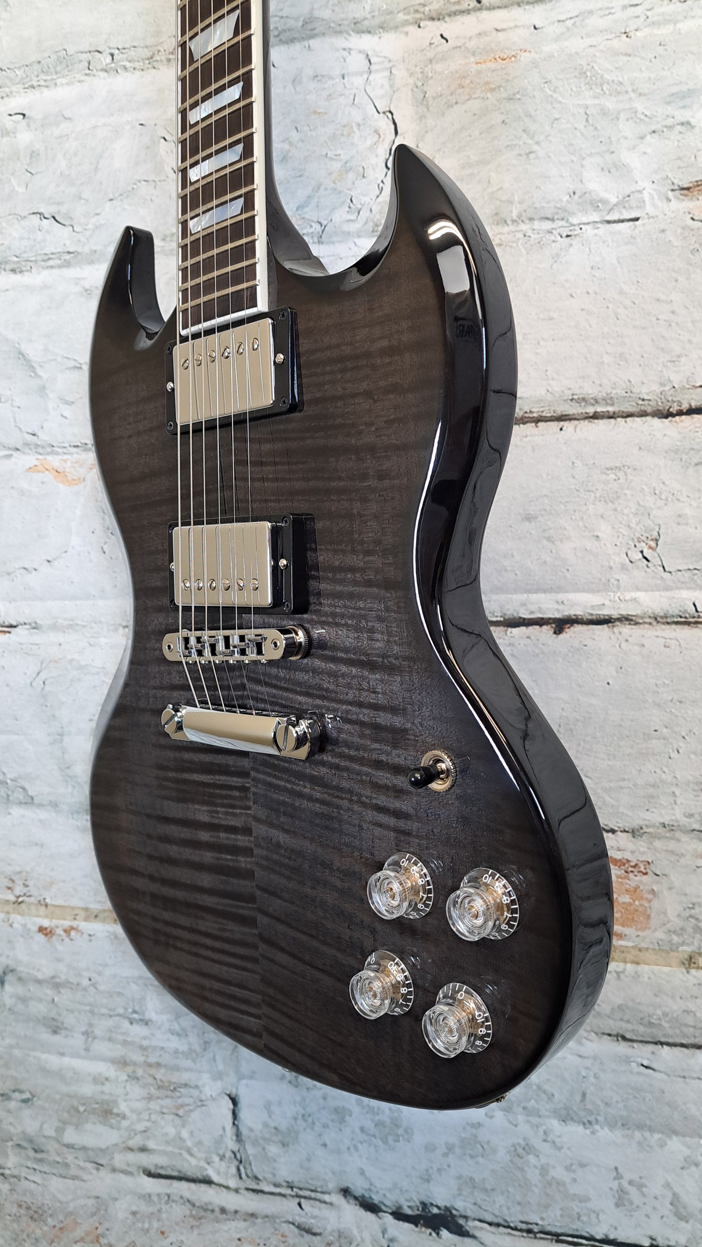 Gibson SG Modern Transparent Black Fade