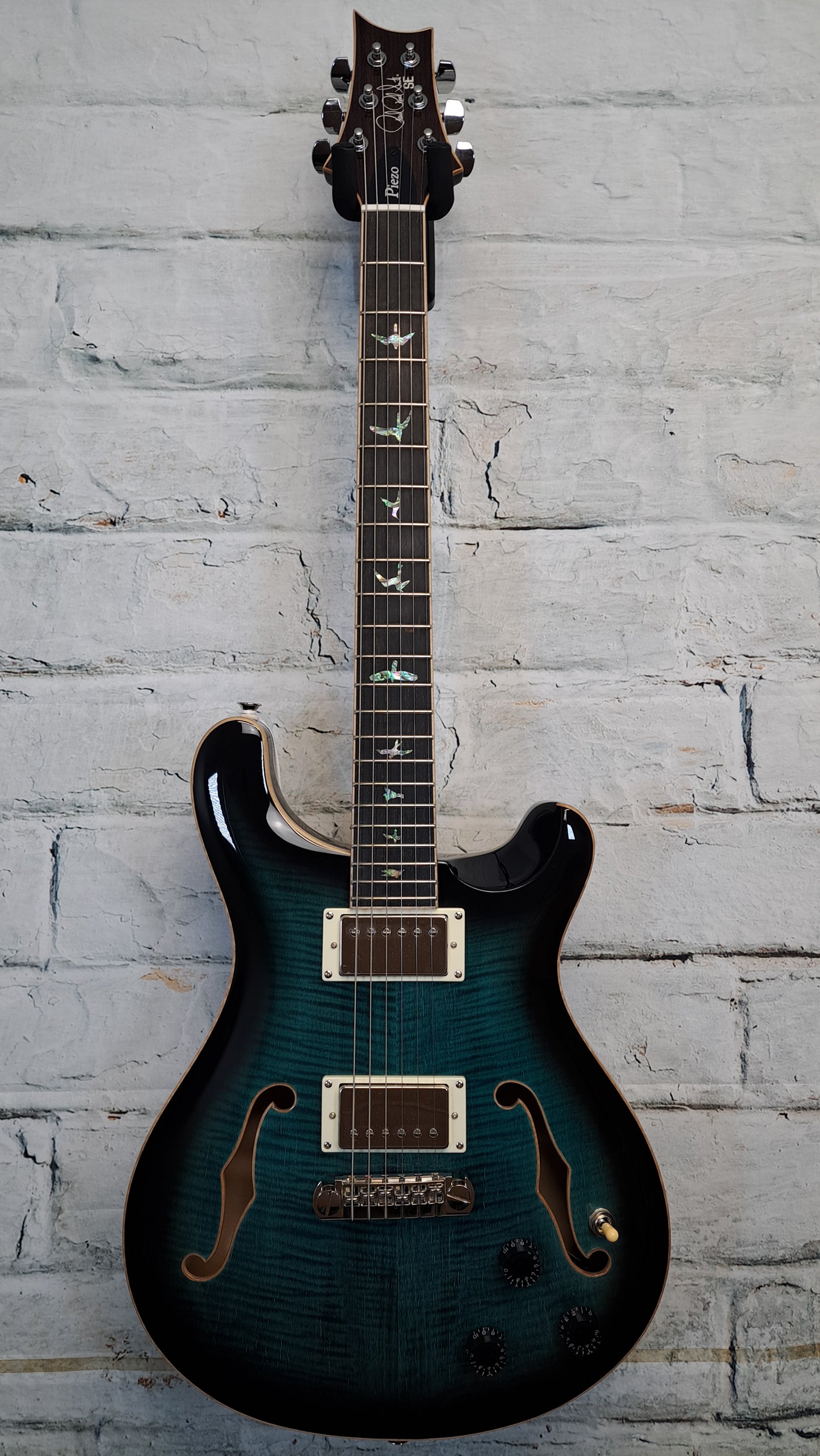 PRS SE Hollowbody II Piezo - Peacock Blue