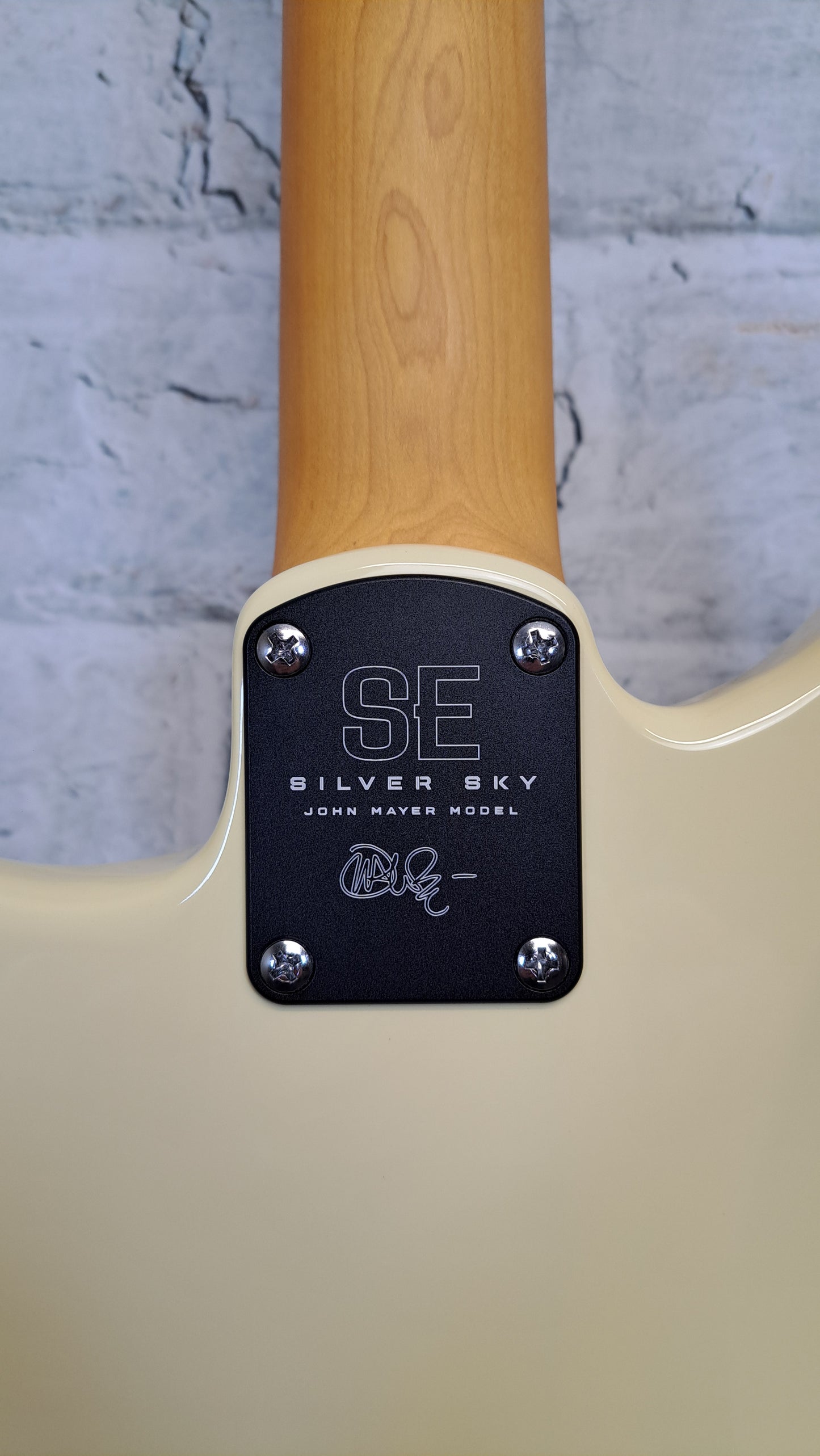 PRS SE Silver Sky - Moon White