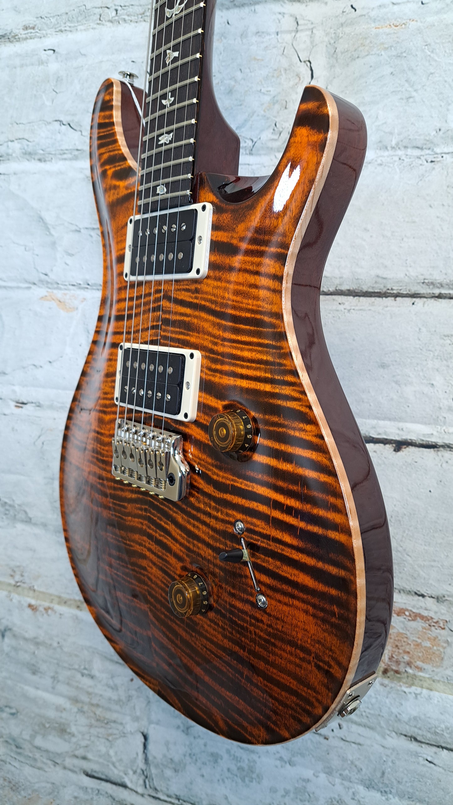PRS Custom 24 Orange Tiger