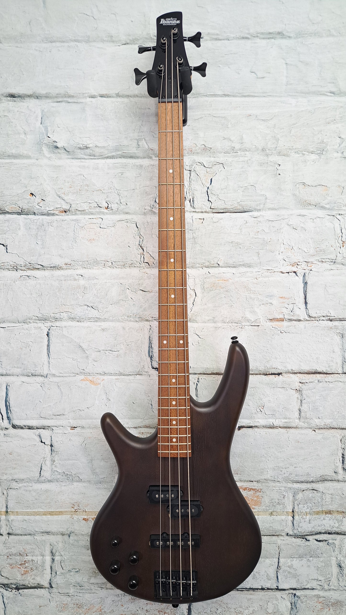 Ibanez Gio GSR200B Left-handed Bass Guitar - Walnut Flat