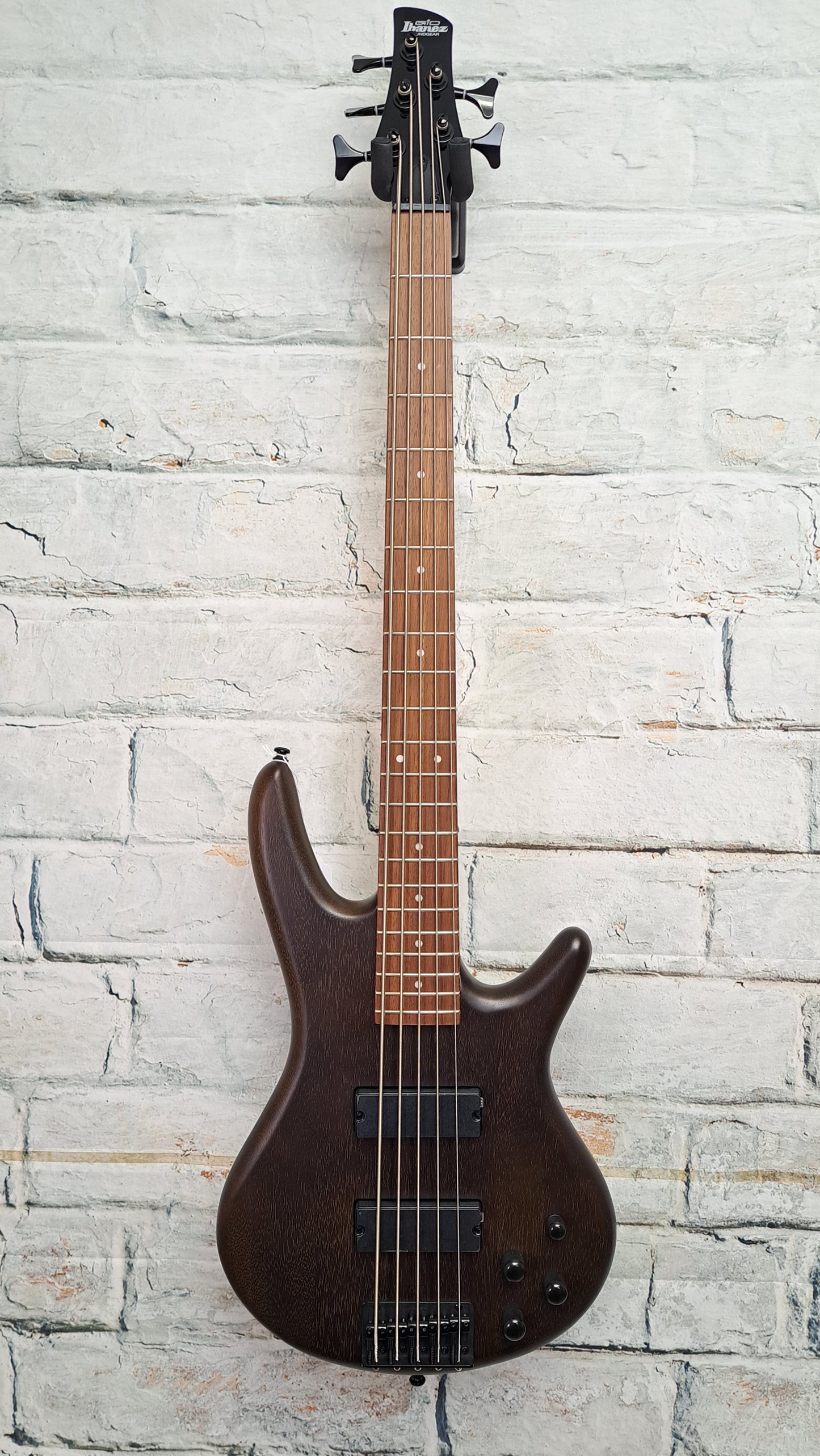 Ibanez Gio GSR205B 5-string Bass Guitar - Walnut Flat