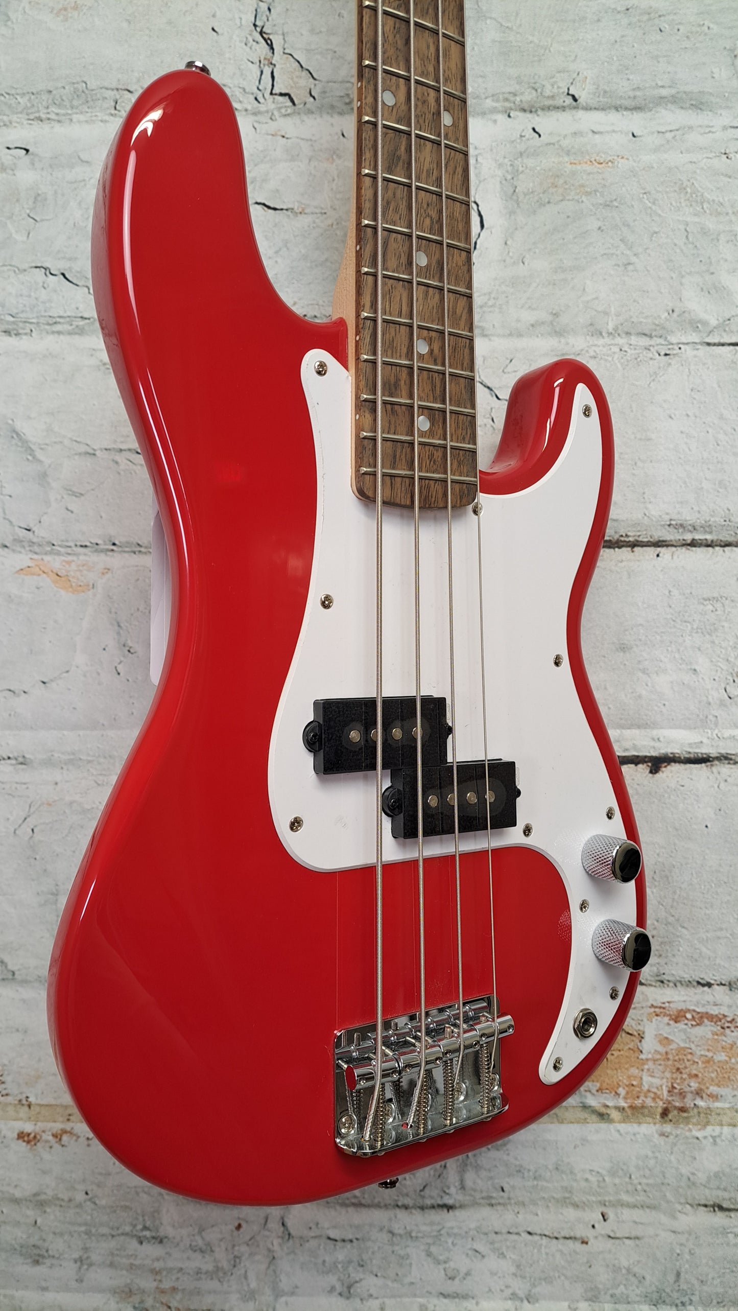 Squier Mini Precision Electric Bass - Red