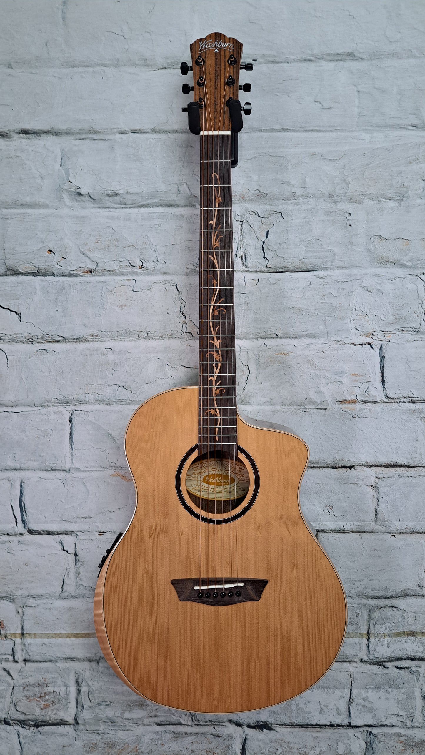 Washburn Bella Tono Suprema SC40SCE Acoustic-Electric - Natural Gloss