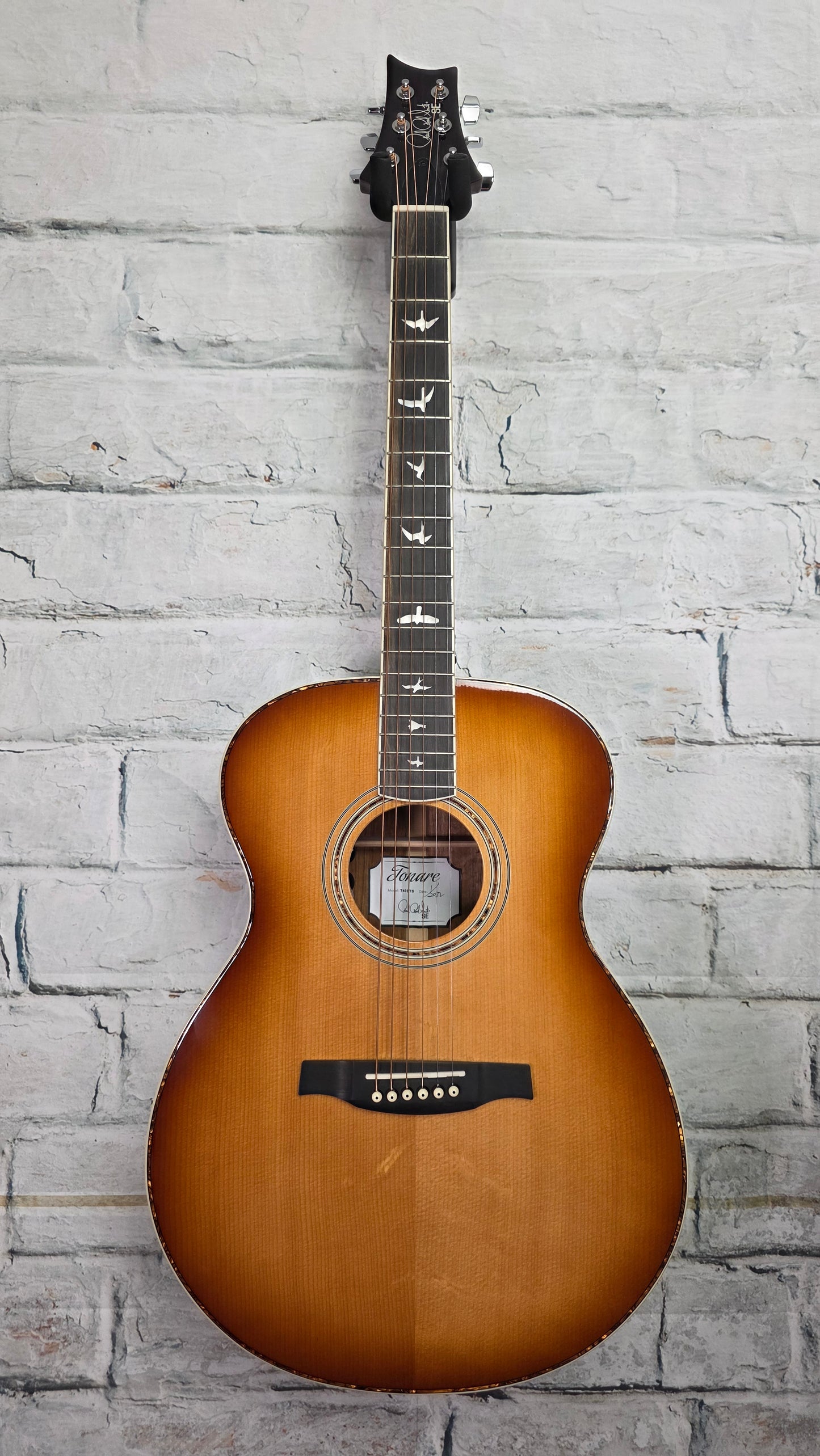 Paul Reed Smith SE T40e Acoustic Electric Guitar - Tobacco Sunburst