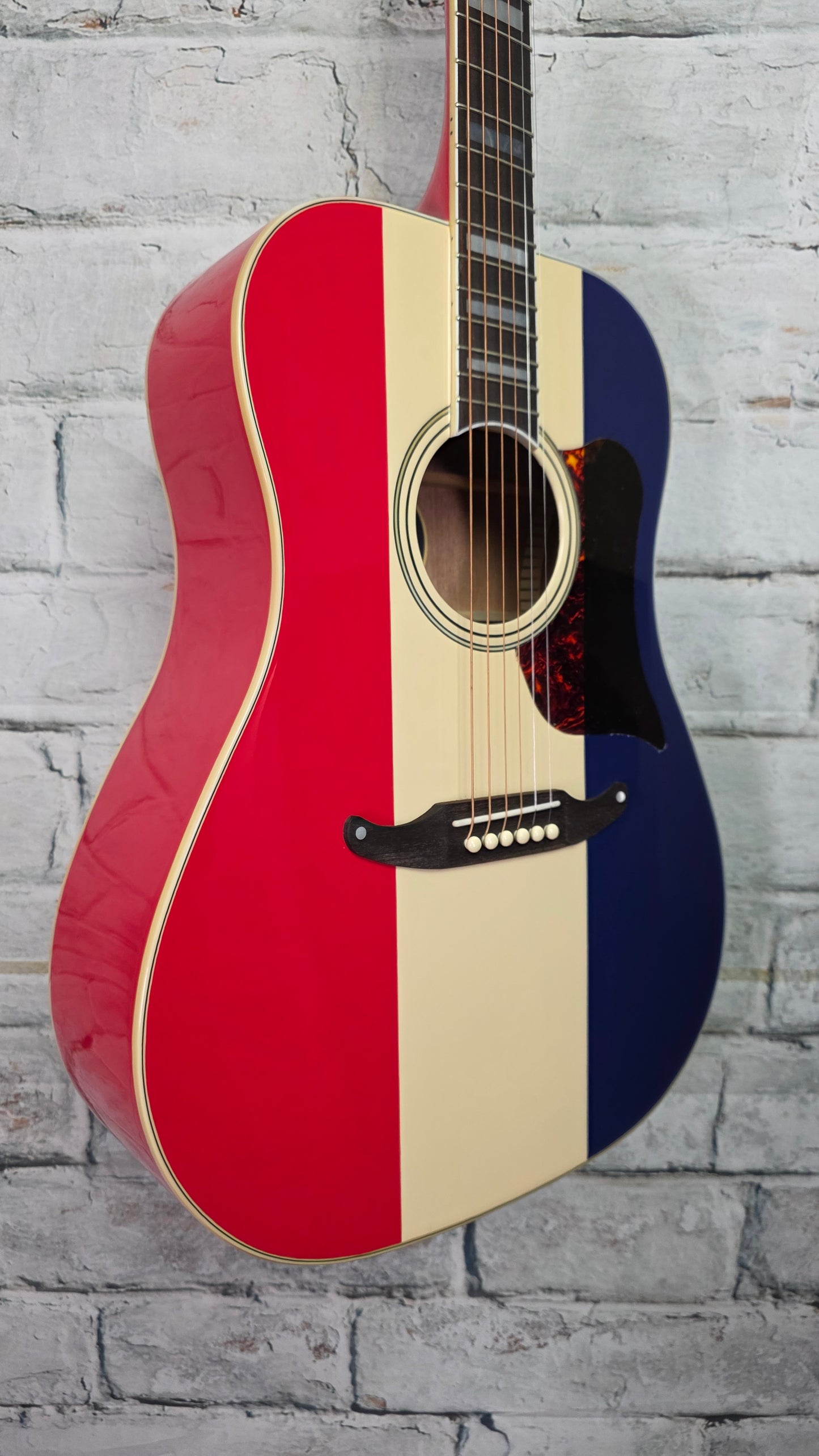 Fender Buck Owens Kingman Acoustic-Electric Guitar - Red, White, and Blue