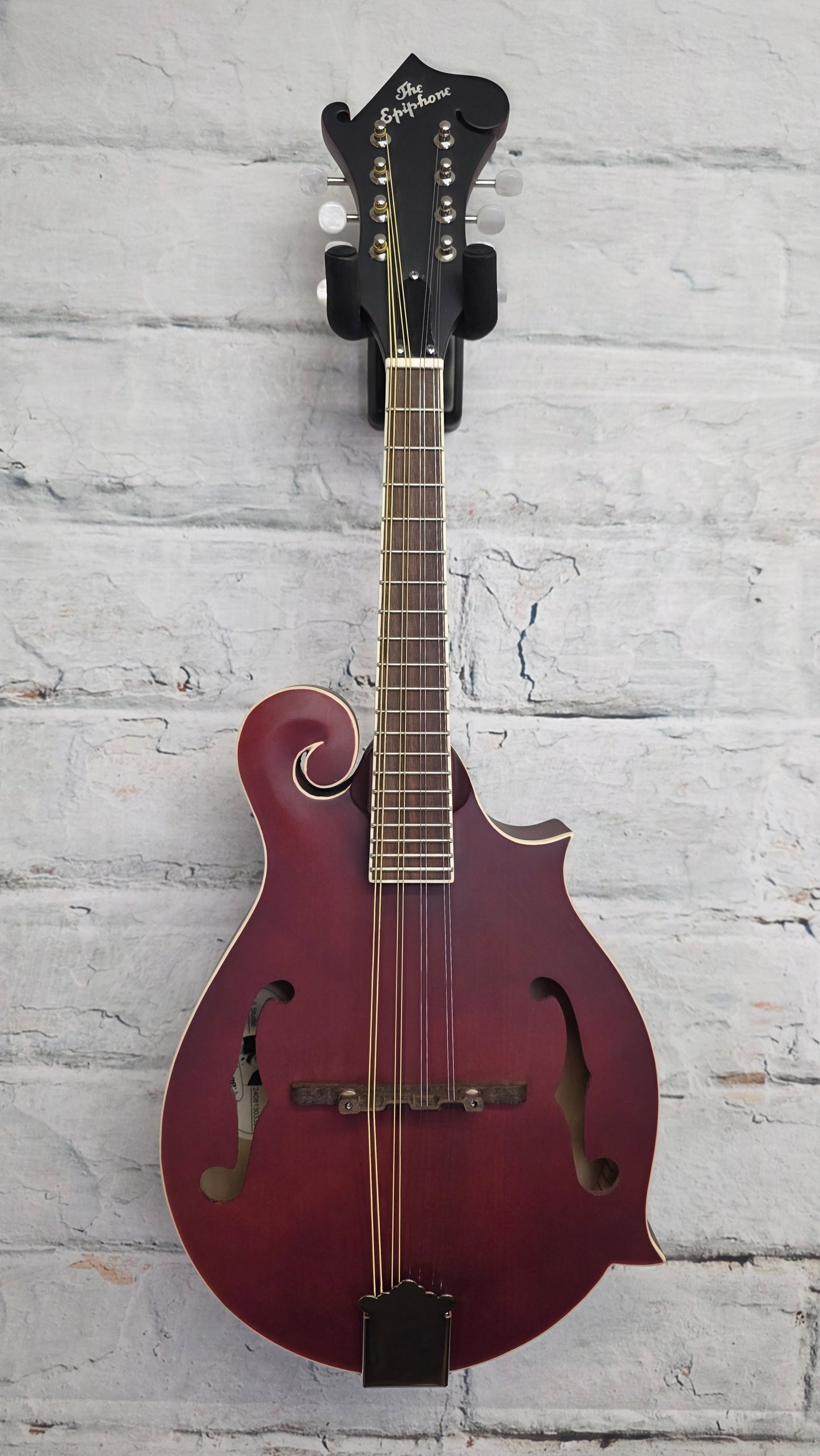Epiphone F-5 Studio Acoustic Mandolin - Wine Red Satin