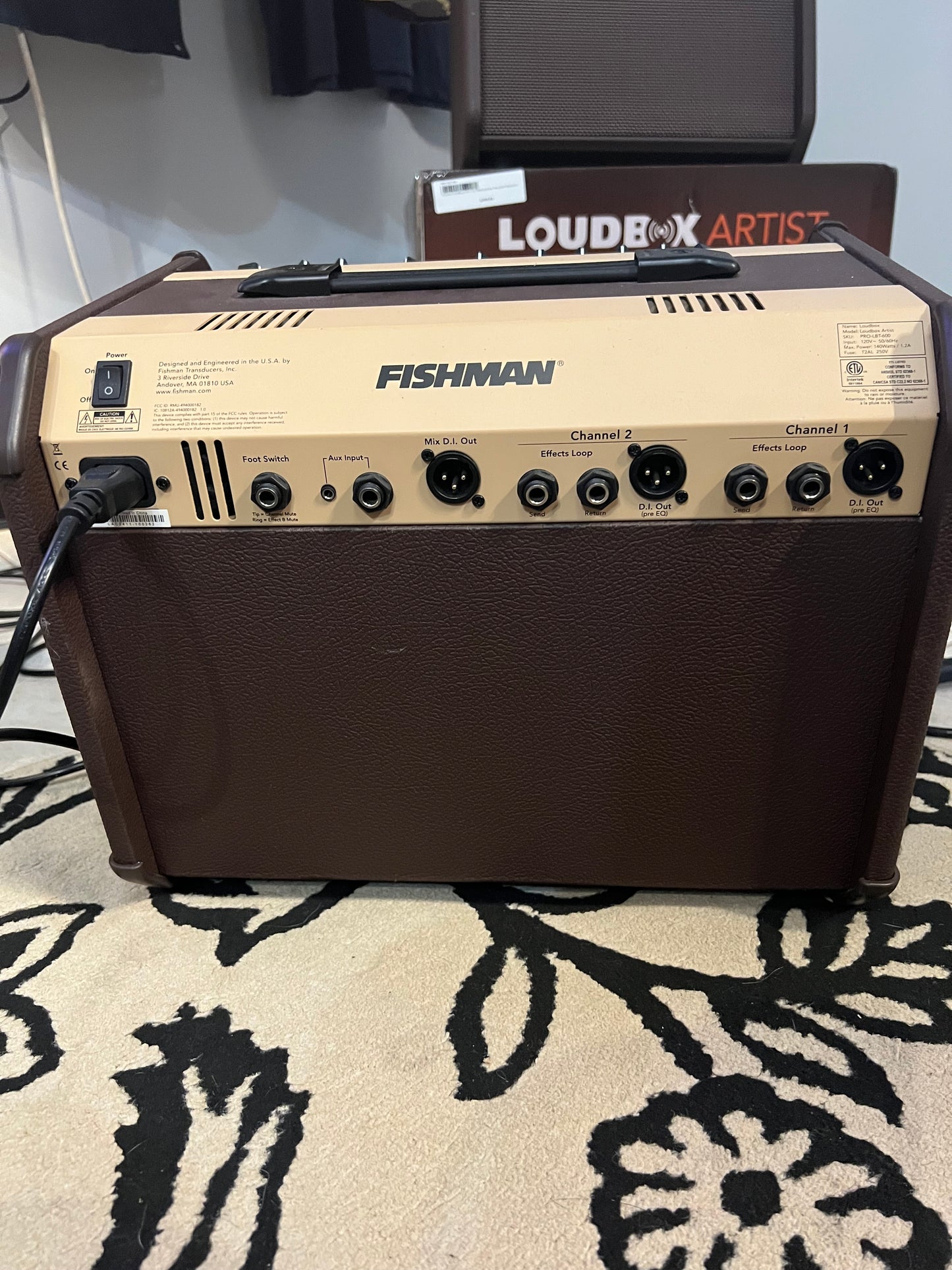 Fishman Loudbox Artist 120 Watt Acoustic Amp with Bluetooth