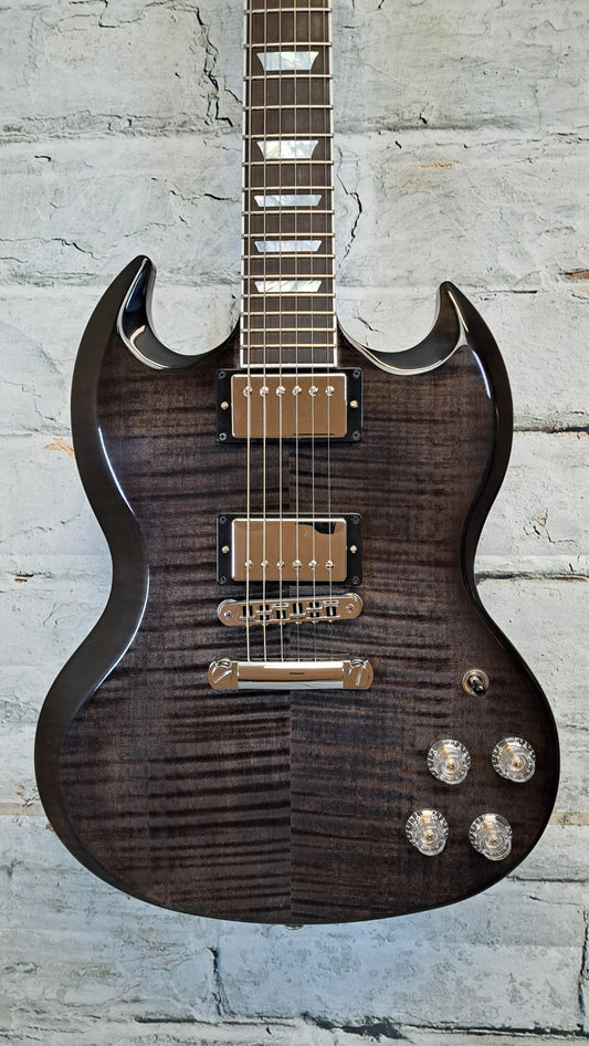 Gibson SG Modern Transparent Black Fade