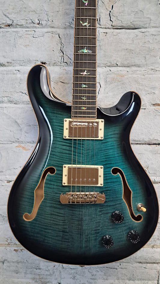PRS SE Hollowbody II Piezo - Peacock Blue