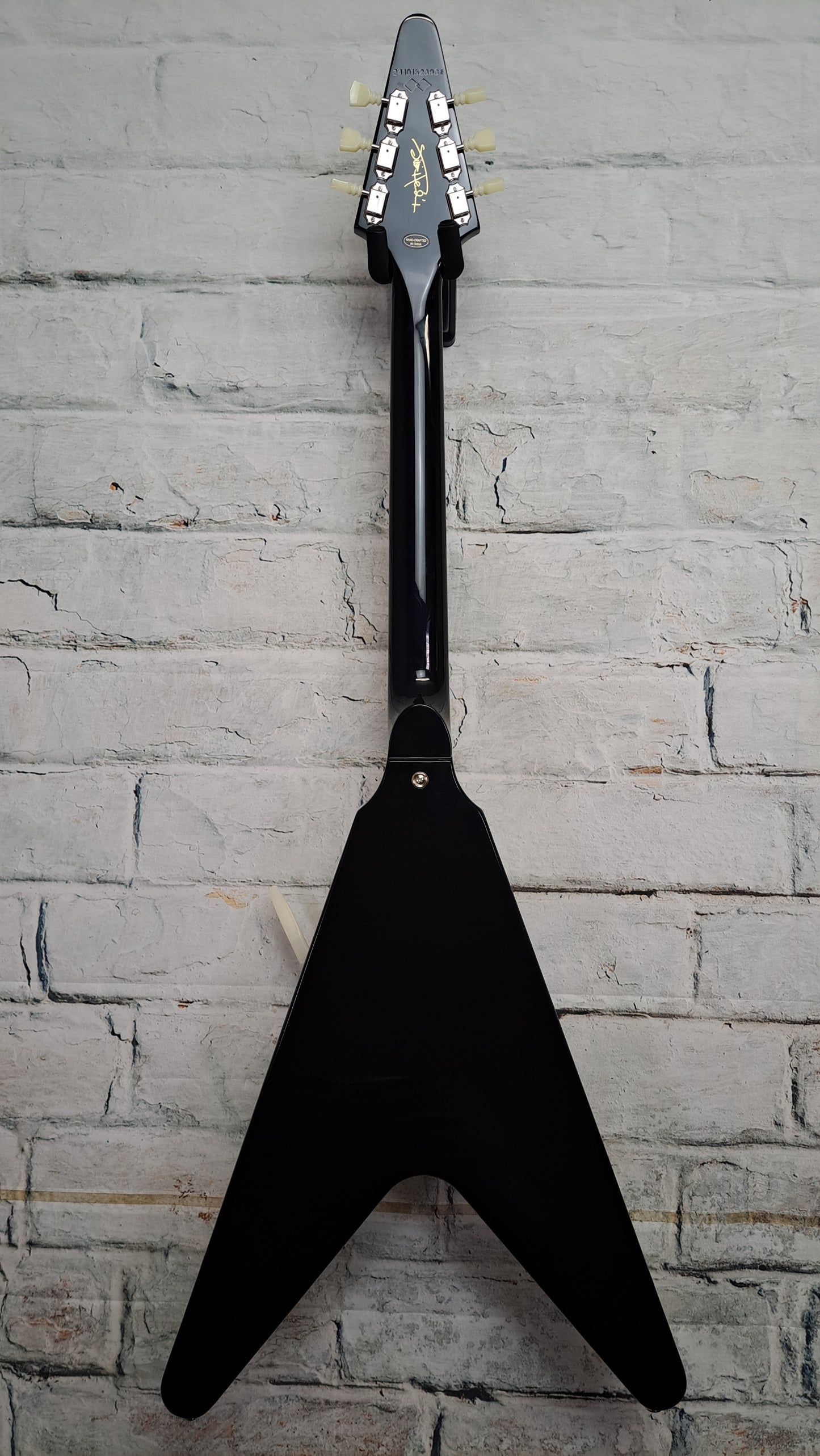 Epiphone Jimi Hendrix "Love Drops" Flying V - Ebony