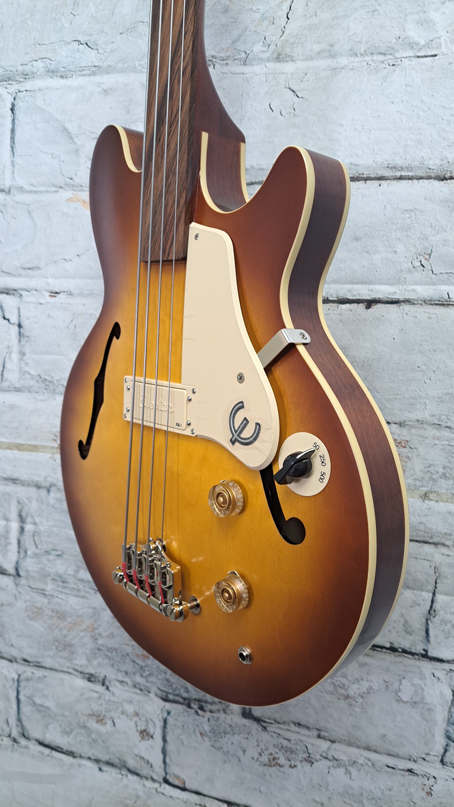 Epiphone Jack Casady Fretless Bass - Aged Royal Tan