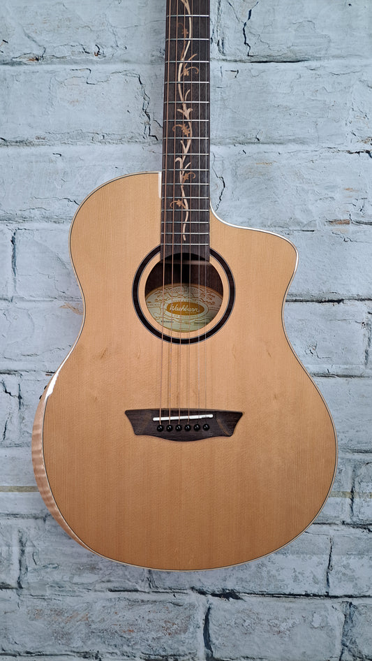 Washburn Bella Tono Suprema SC40SCE Acoustic-Electric - Natural Gloss