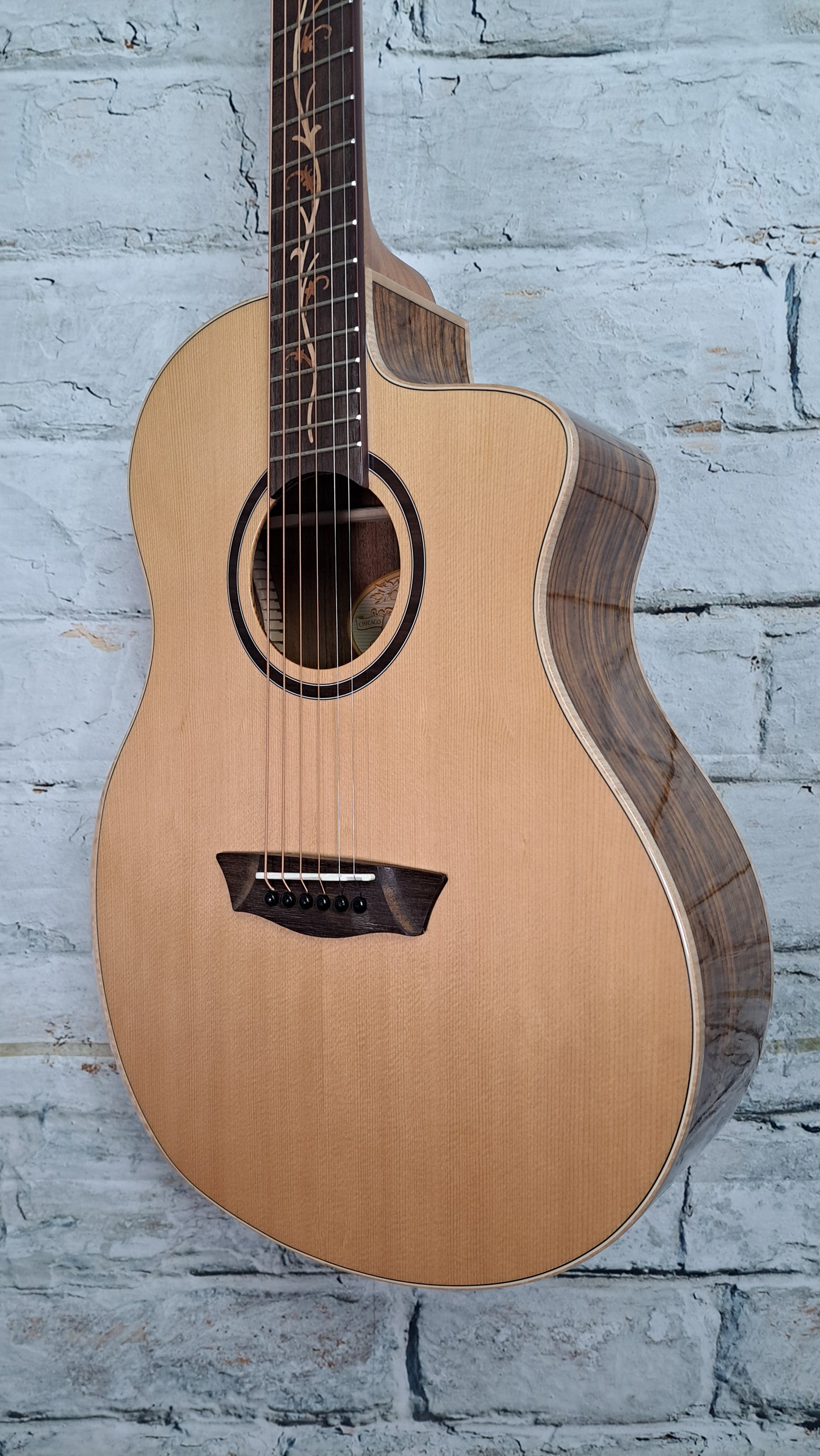 Washburn Bella Tono Suprema SC40SCE Acoustic-Electric - Natural Gloss