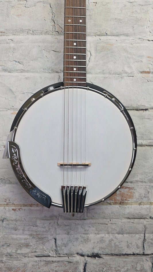 Gold Tone CC-Banjitar Cripple Creek Banjitar - Vintage Brown Satin