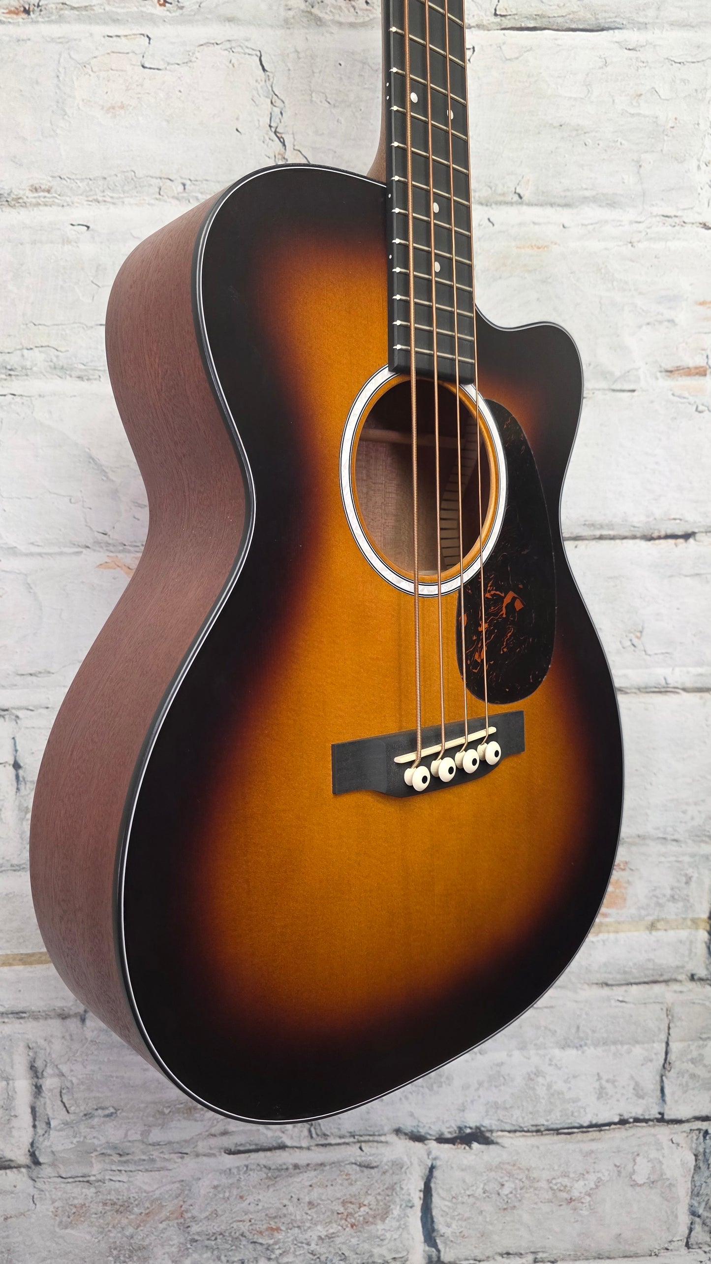 Martin 000CJR10EBB Cutaway Acoustic-Electric Bass Guitar - Burst