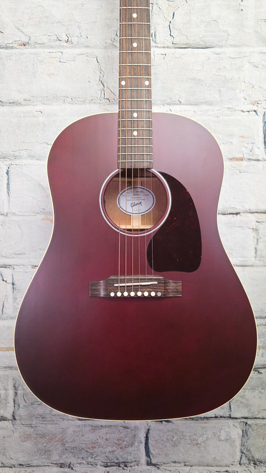 Gibson Acoustic J-45 Special Acoustic-electric Guitar - Wine Red