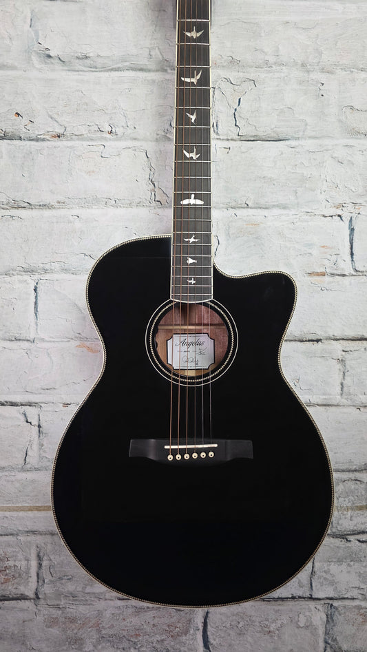 PRS SE Angelus A20E Acoustic-Electric Guitar - Black Top