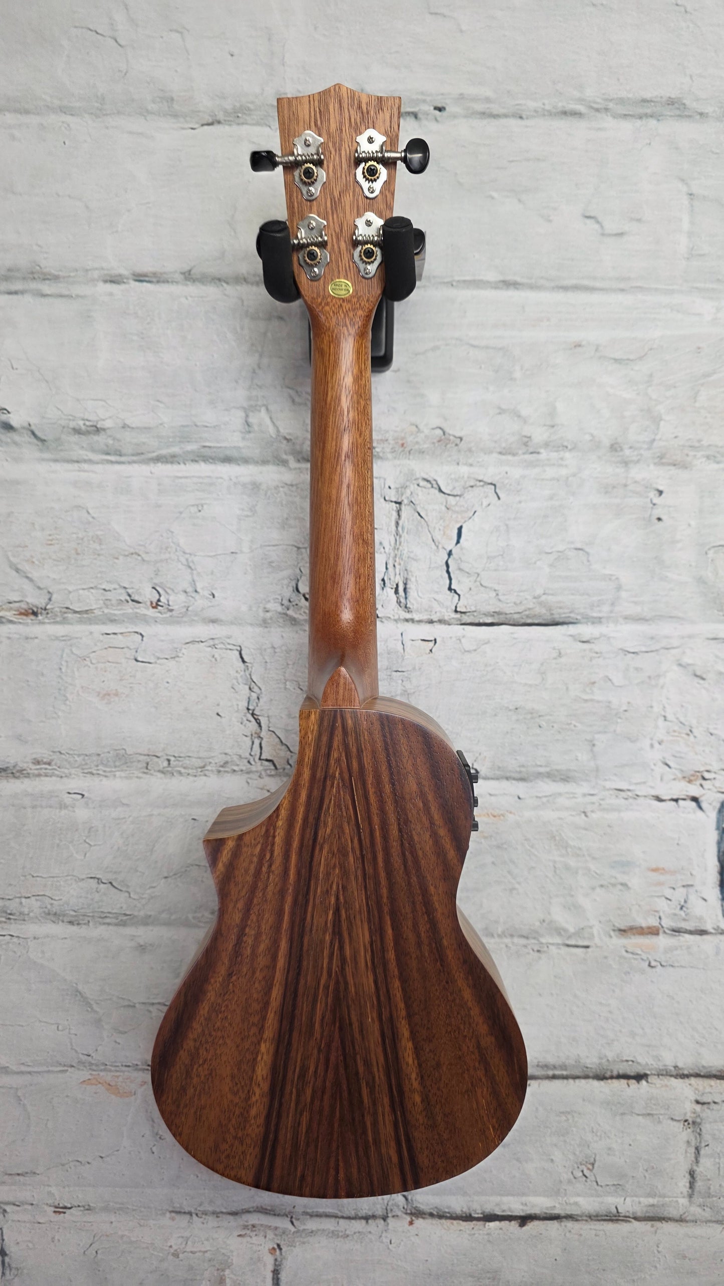 Kala Teak Tri-Top Concert Ukulele w/ Cutaway & EQ