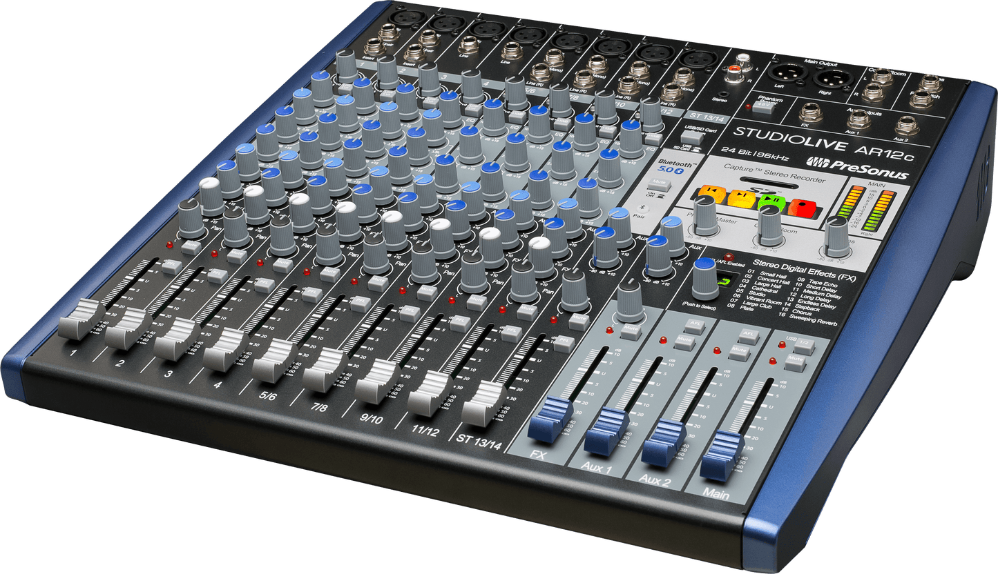 PreSonus StudioLive AR12c Analog Mixer