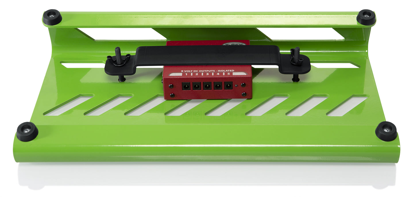 Gator Small Pedalboard with Bag - 15.75x7-inch Green