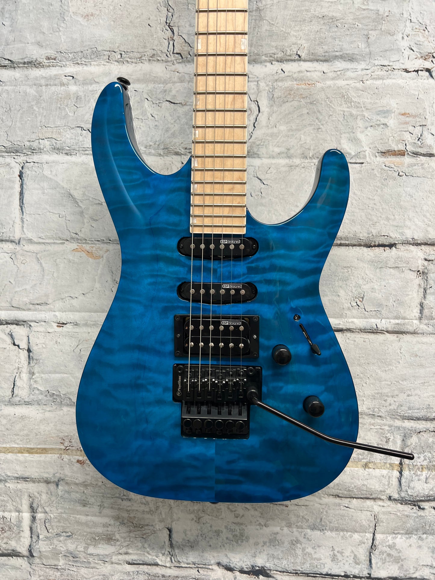 Used ESP LTD MH 203QM Electric Guitar
