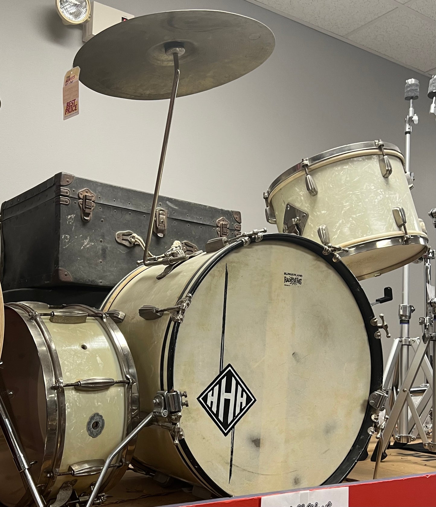 Vintage 1940’s Era Slingerland Radioking Drum kit