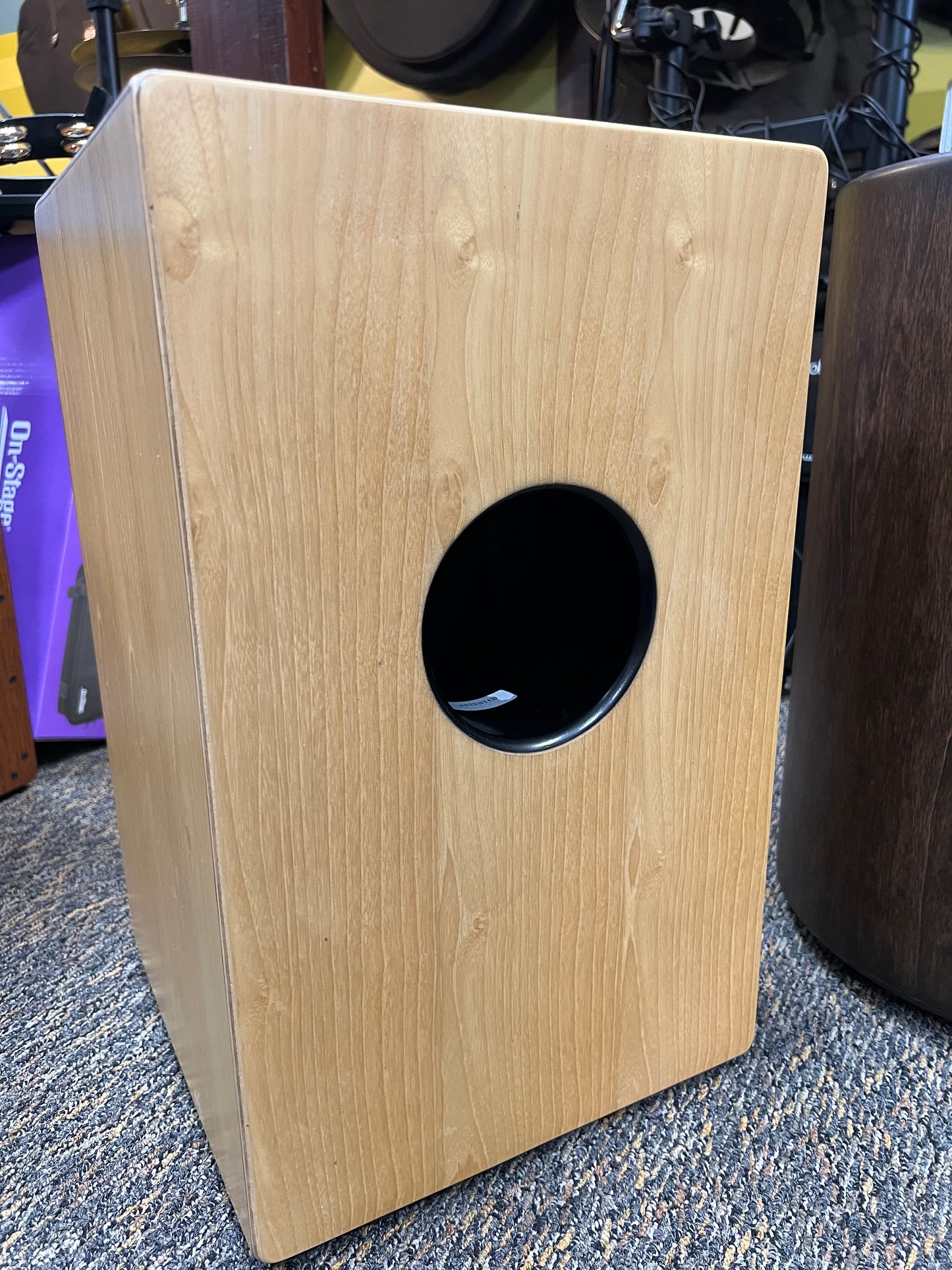 Latin Percussion Cross Cajon- Natural