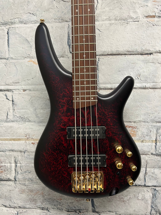 Ibanez SR Standard SR305E 5-String Bass Guitar-Wine Red