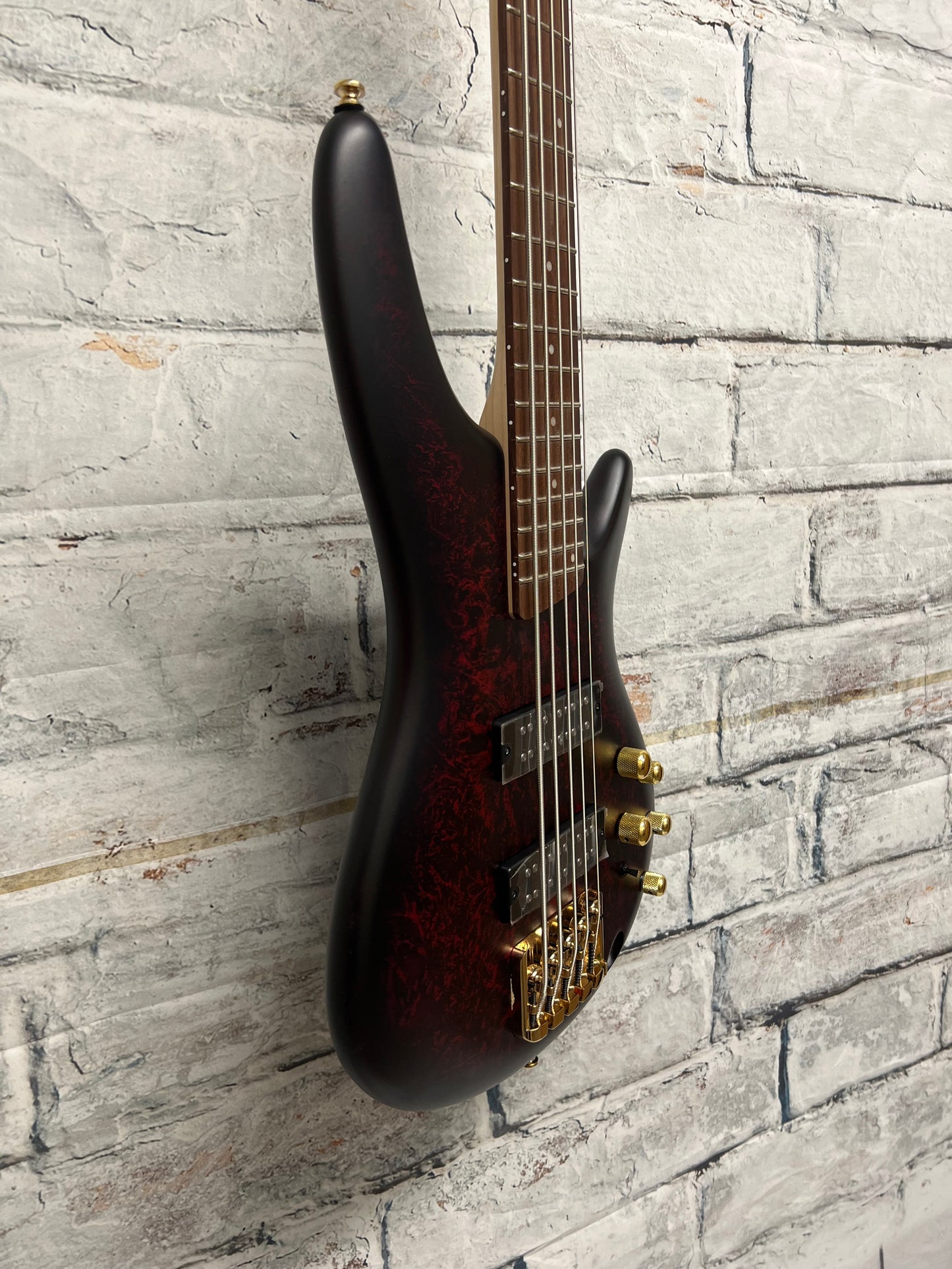 Ibanez SR Standard SR305E 5-String Bass Guitar-Wine Red
