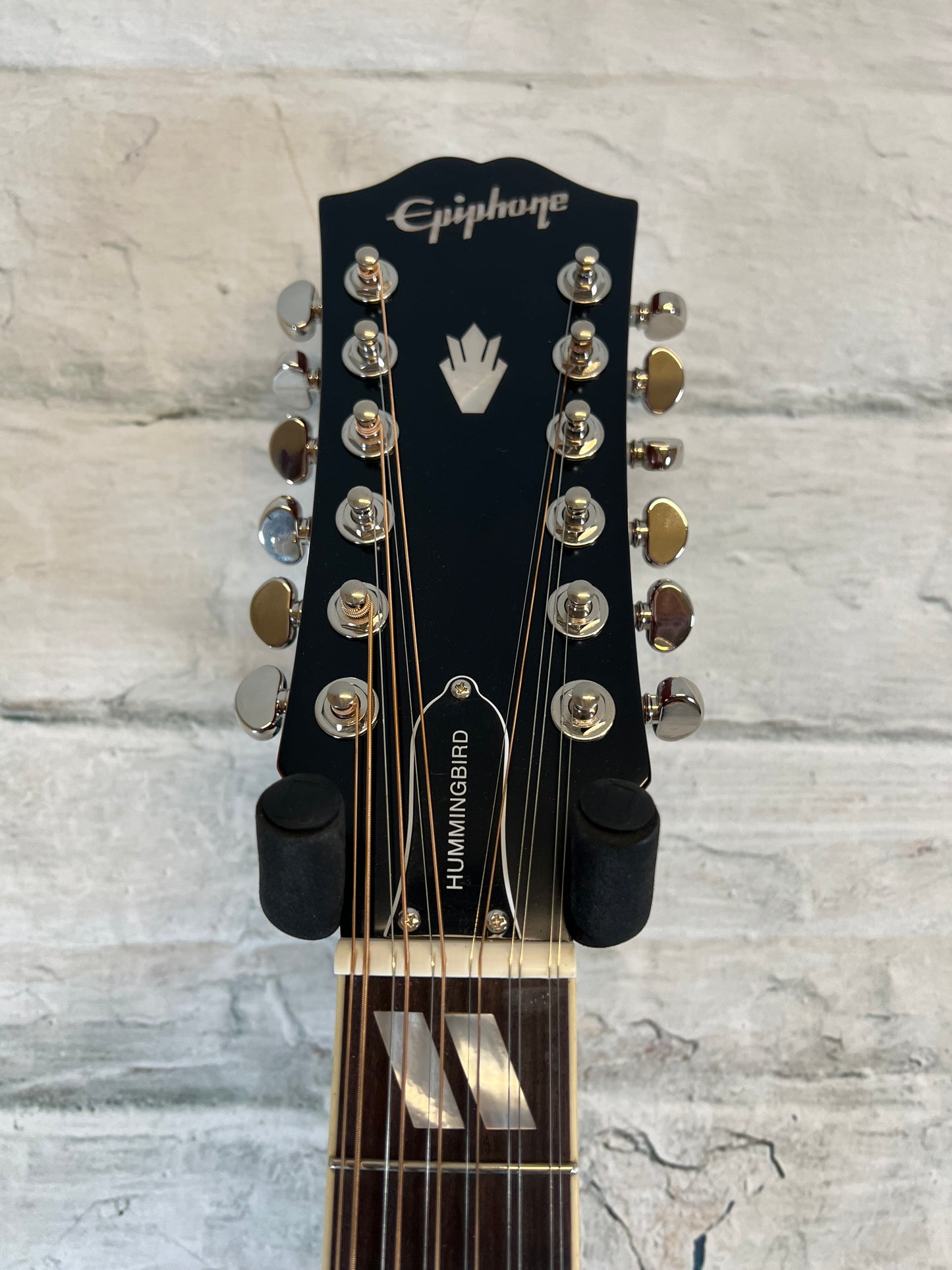 Epiphone Hummingbird 12-string- (all solid wood) Aged Cherry Sun