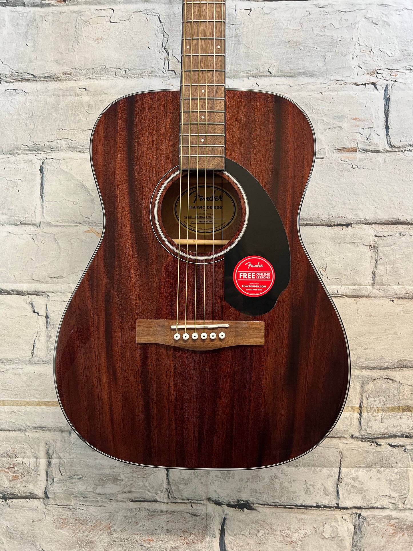 Fender Cc-60s All Mahogany Concert-Walnut Fretboard, Natural