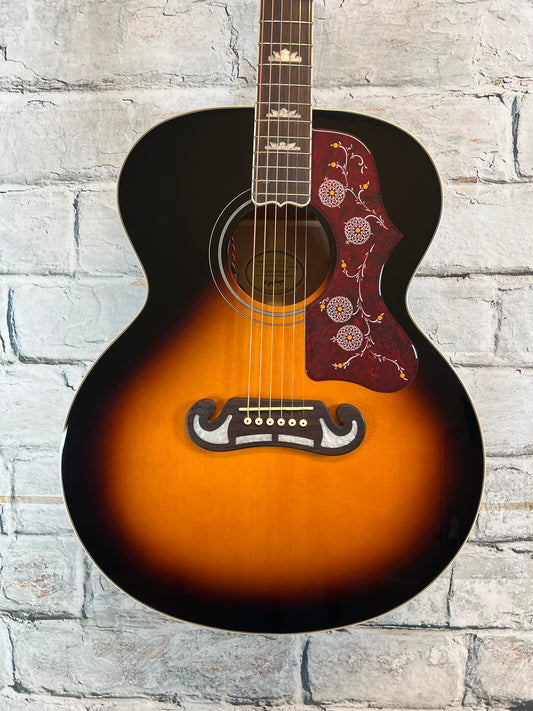Epiphone J-200 Studio Vintage Sunburst with Bag
