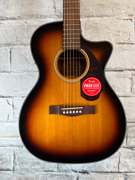 Fender Cc-140sce Concert, Walnut Fingerboard Sunburst with Case