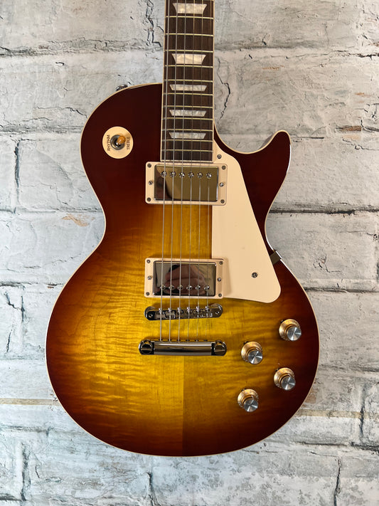 Gibson Les Paul Standard 60’s Figured Top Iced Tea Burst with Hardshell Case