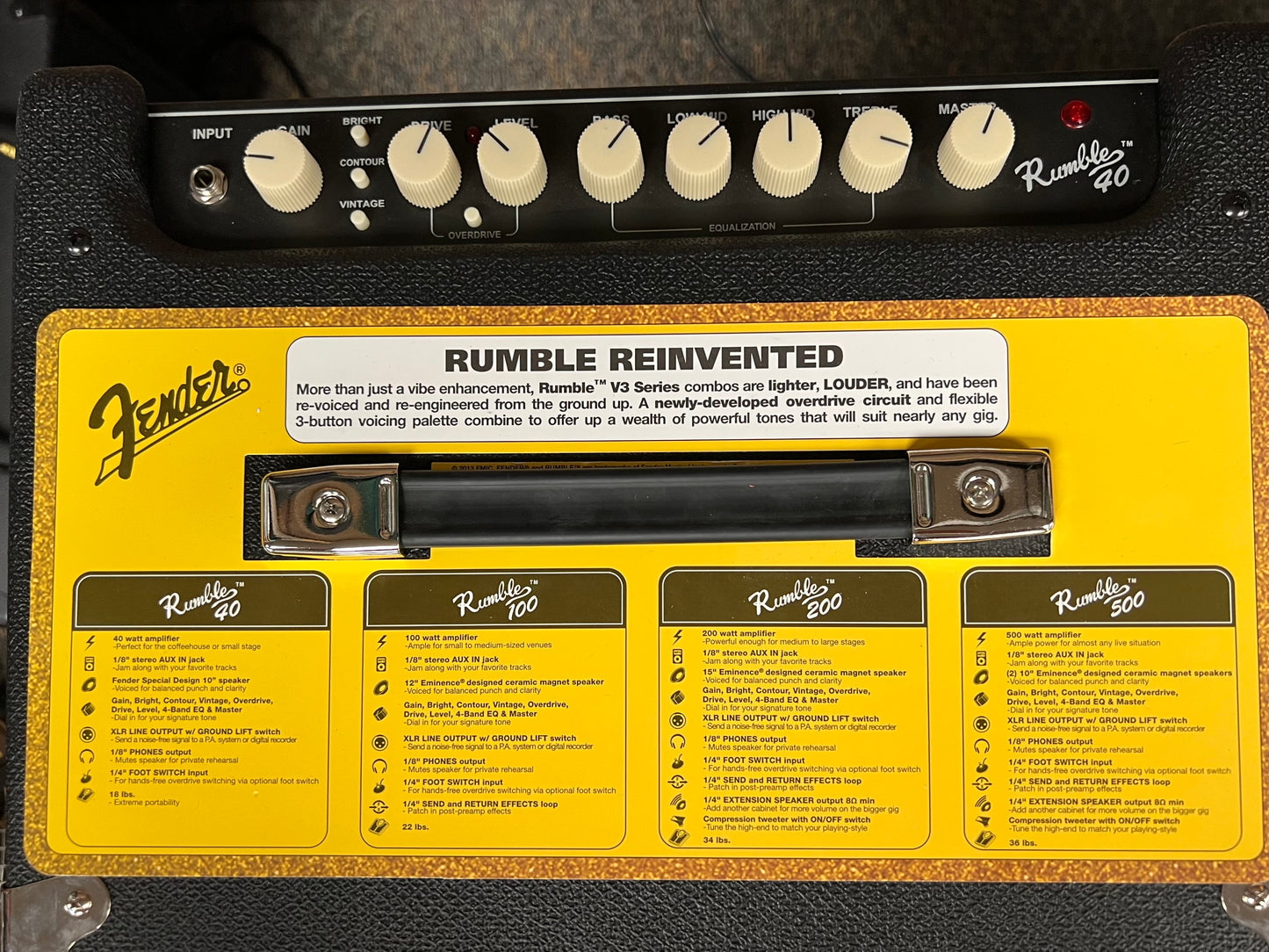 Fender Rumble 40 Combo Bass Amp