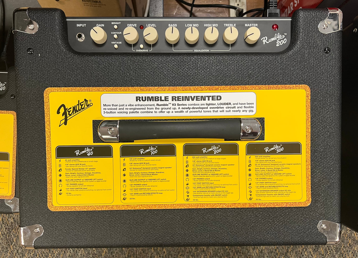 Fender Rumble 200 Watt 115 Combo Bass Amp