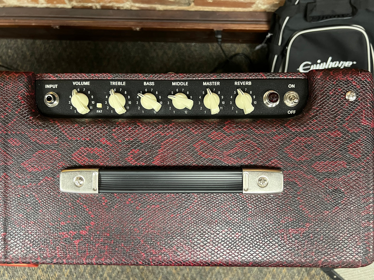 Fender Blues Junior IV Red Snakeskin Texas Heat