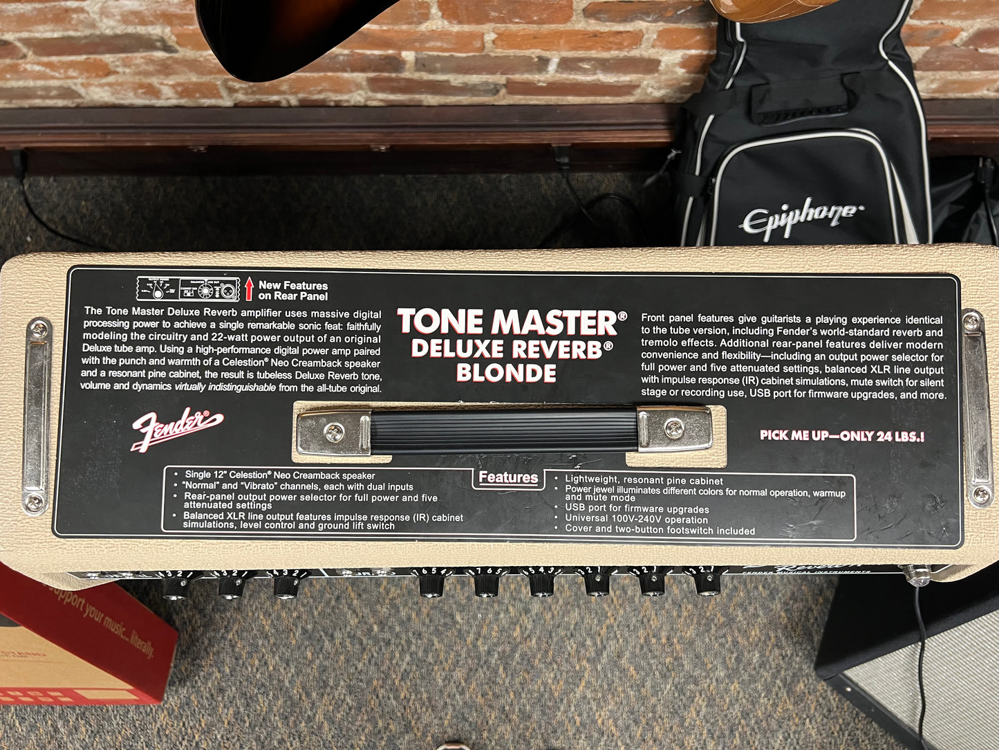 Fender Tone Master Deluxe Reverb Blonde 1x12