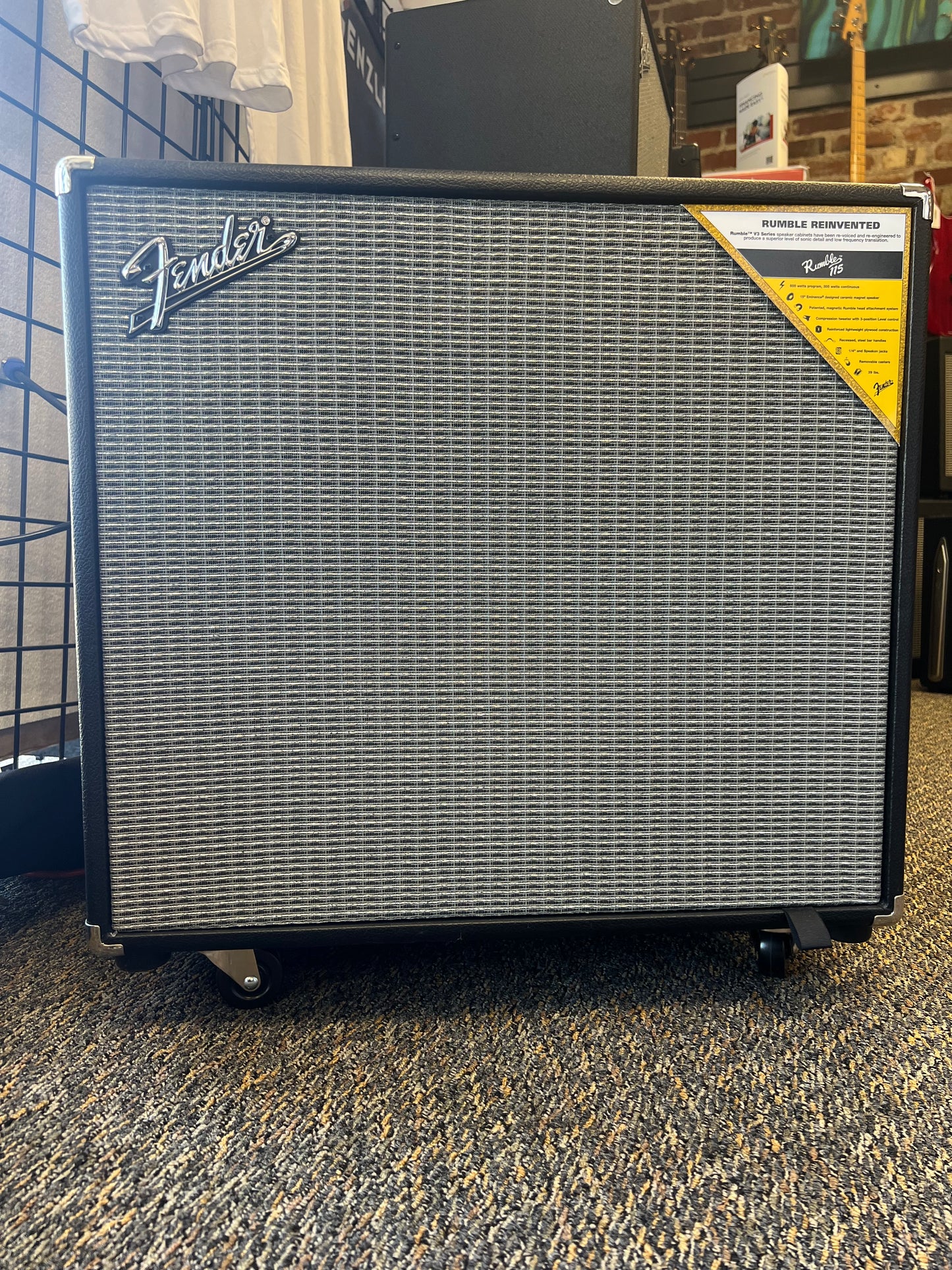 Fender Rumble 15 Bass Guitar Cabinet V3