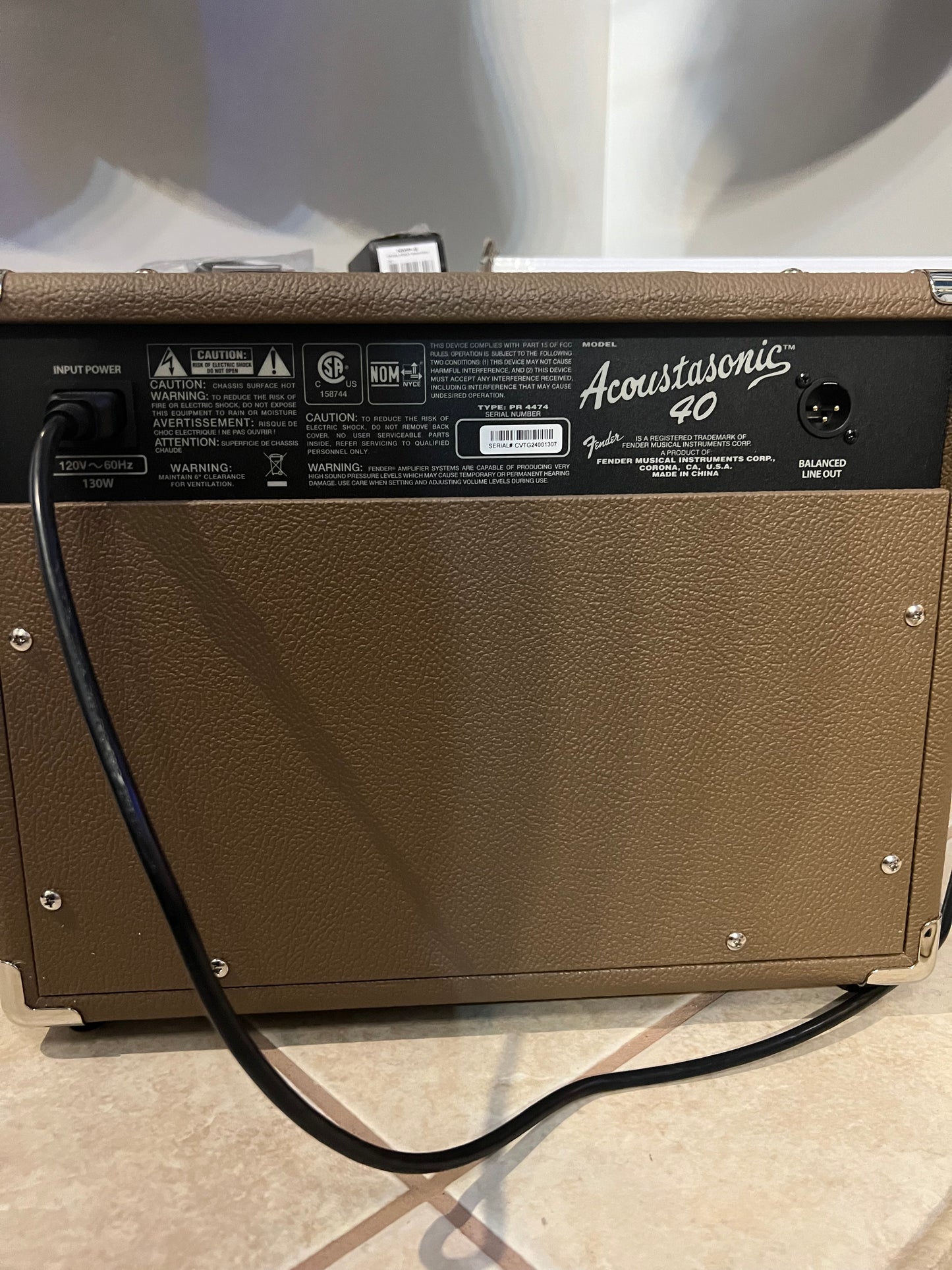 Fender Acoustasonic 40 Acoustic Guitar Amp