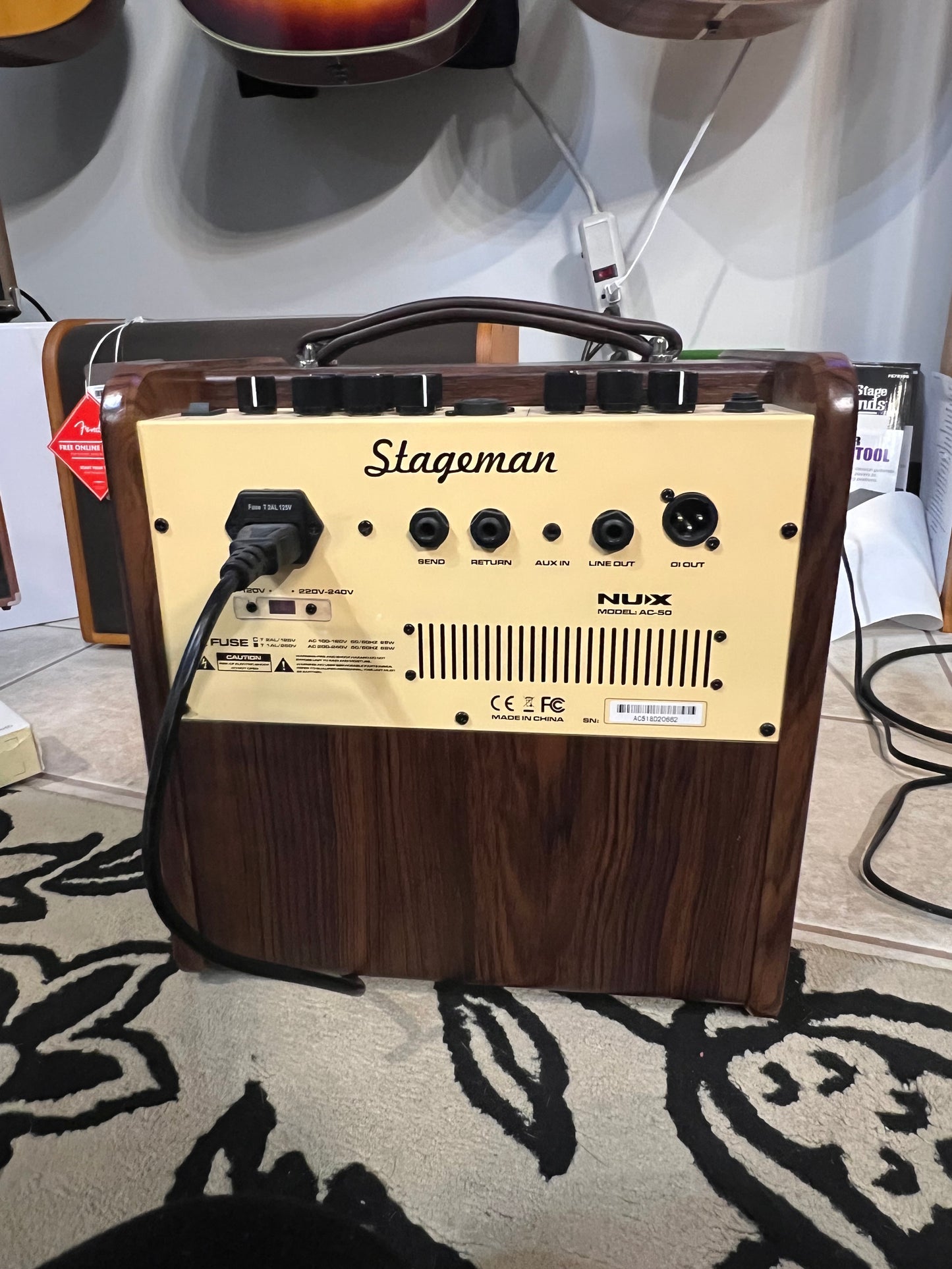 NUX Stageman Acoustic Amp with Bluetooth Loop Pedal