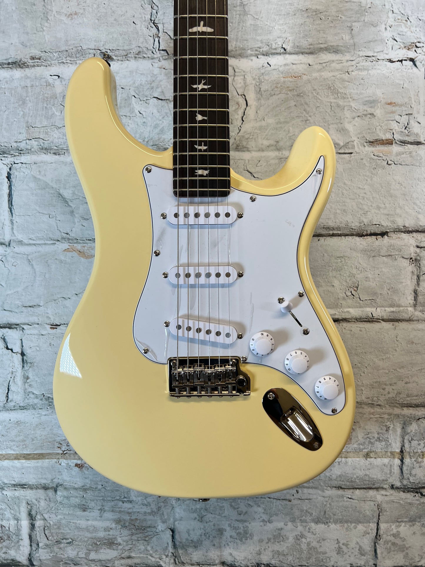 Paul Reed Smith SE SIlver Sky-Moon White with Gig Bag