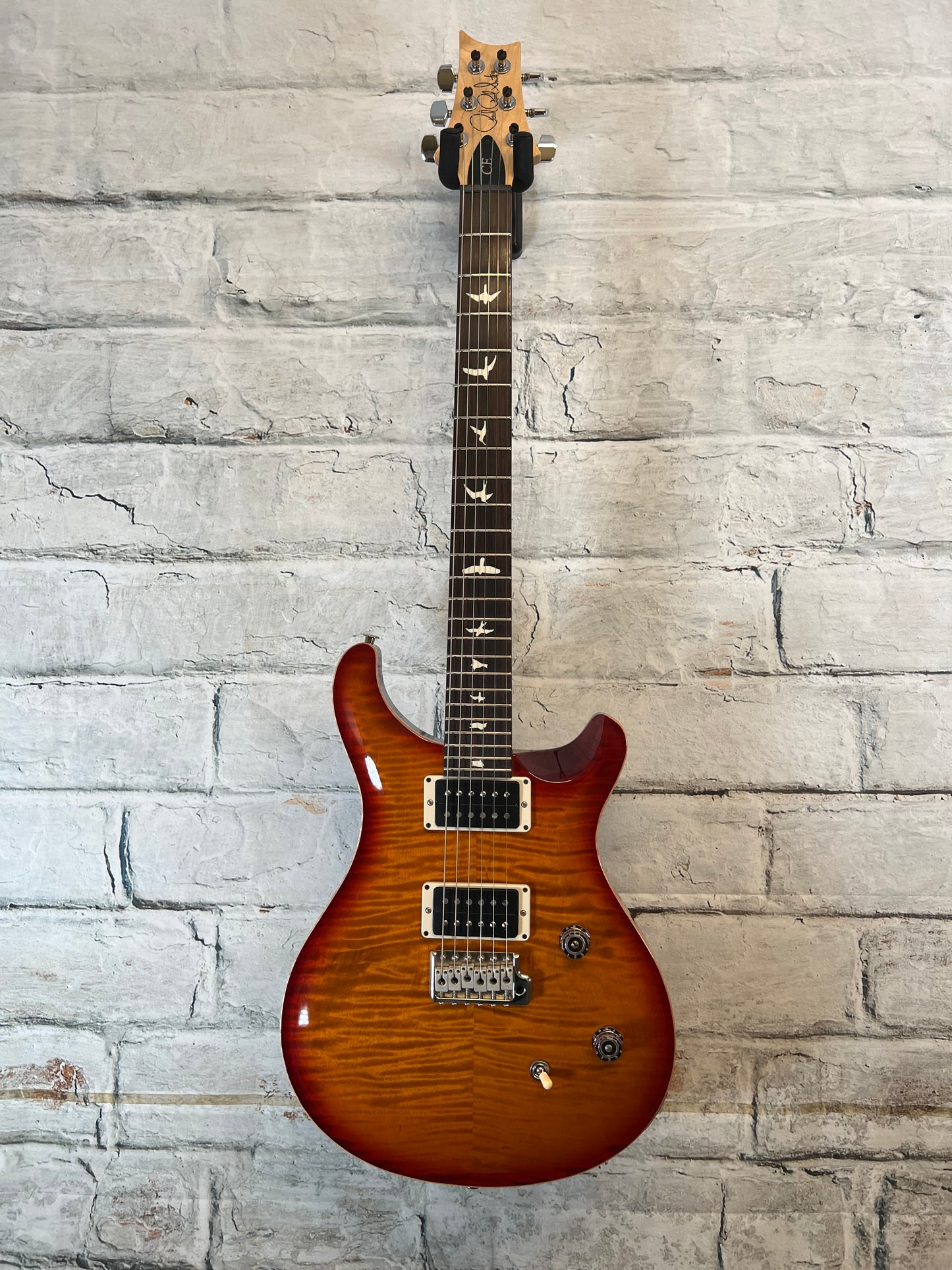 PRS CE24 Electric Guitar Dark Cherry Sunburst with Gig Bag