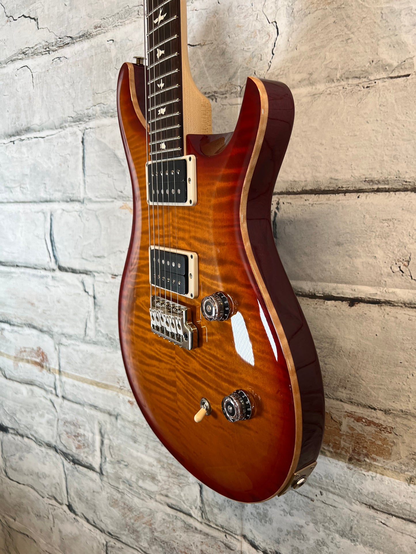 PRS CE24 Electric Guitar Dark Cherry Sunburst with Gig Bag