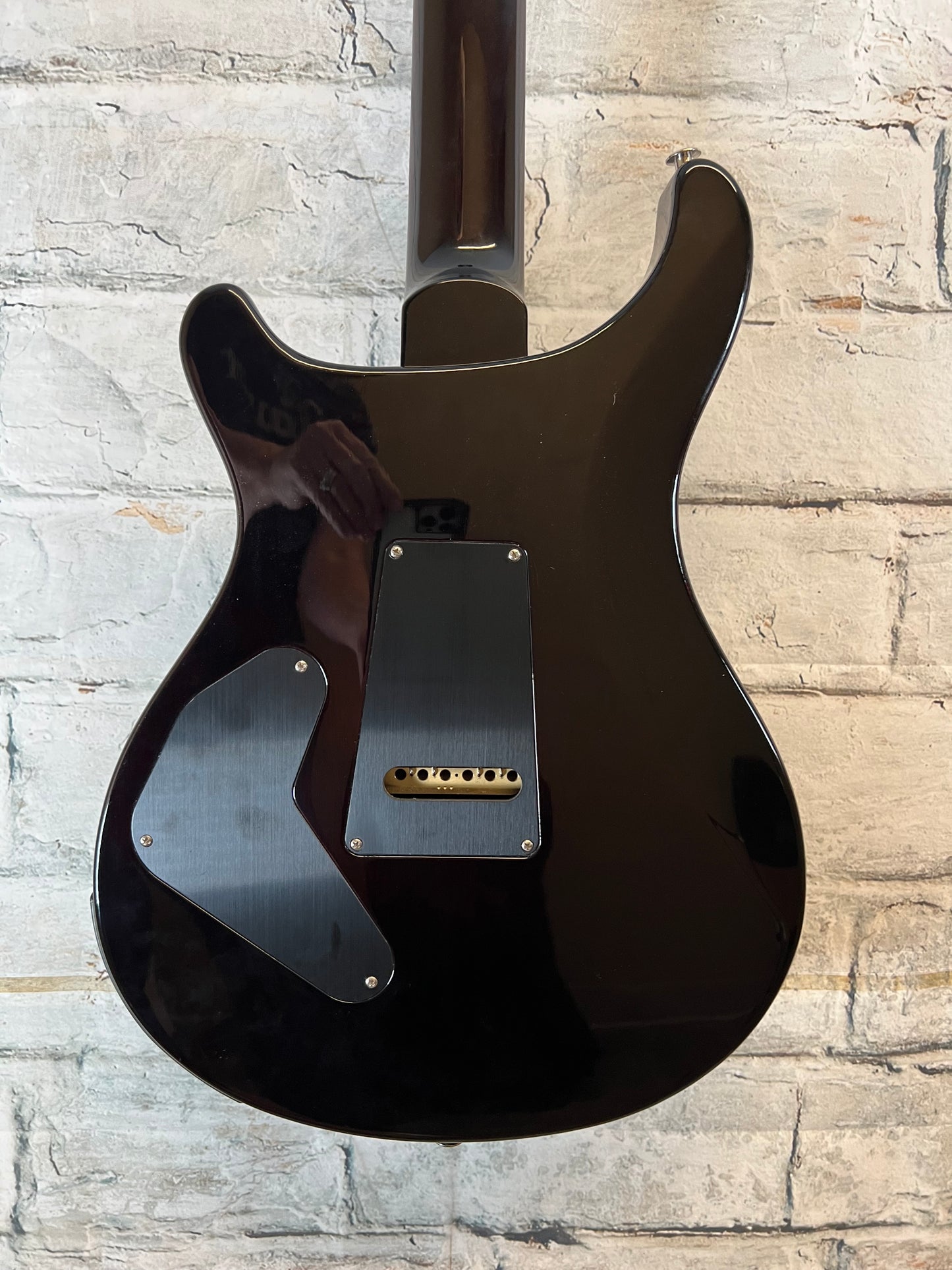Paul Reed Smith PRS Custom 24 Piezo Black Gold Sunburst with Hardshell Case
