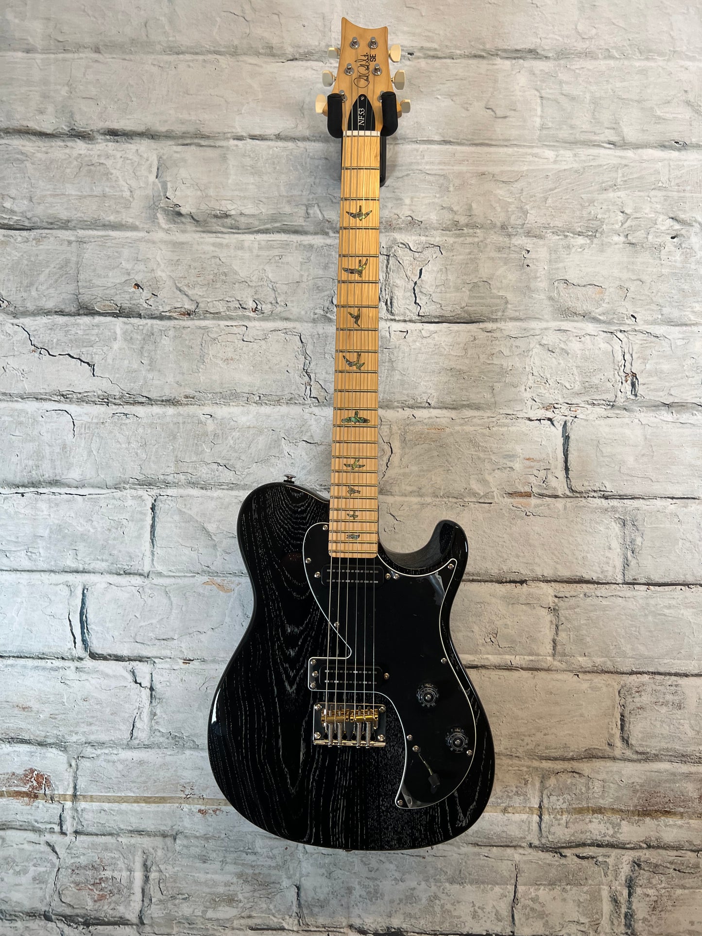 Paul Reed Smith PRS SE NF 53 Black Dog Hairburst with bag
