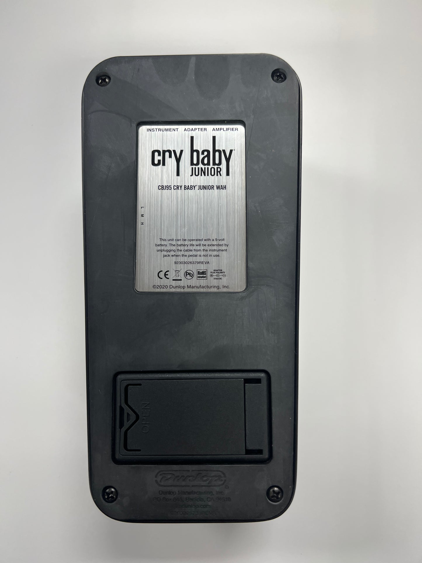 Dunlop CRY BABY JR Special Edition WAH Black