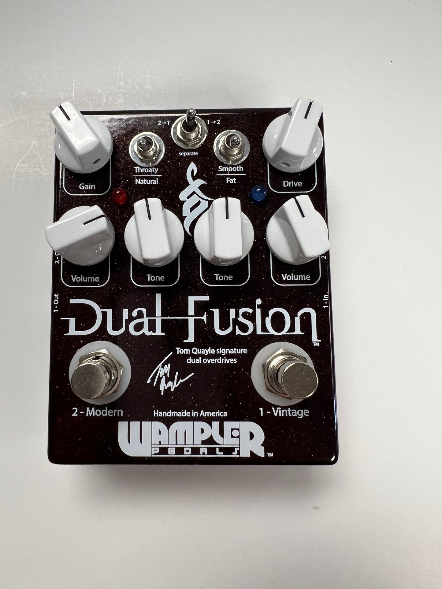 Wampler Dual Fusion Guitar Effects Pedal